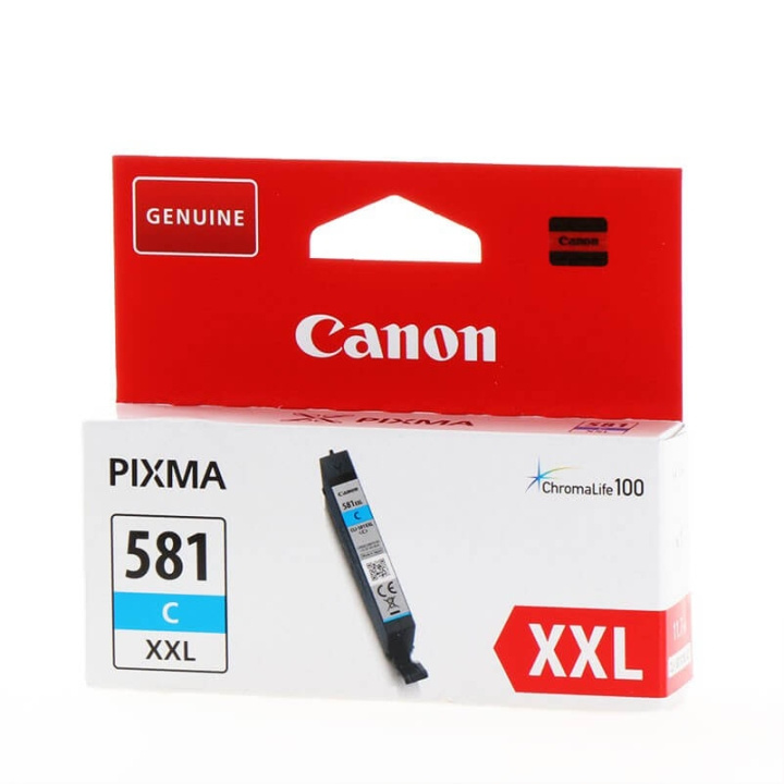 Canon Bläck 1995C001 CLI-581XXL Cyan i gruppen DATORER & KRINGUTRUSTNING / Skrivare & Tillbehör / Bläck & Toner / Bläckpatroner / Canon hos TP E-commerce Nordic AB (C15990)