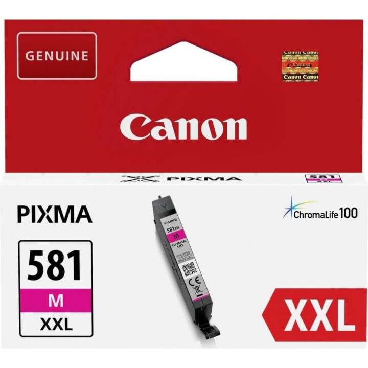 Canon Bläck 1996C001 CLI-581XXL Magenta i gruppen DATORER & KRINGUTRUSTNING / Skrivare & Tillbehör / Bläck & Toner / Bläckpatroner / Canon hos TP E-commerce Nordic AB (C15991)