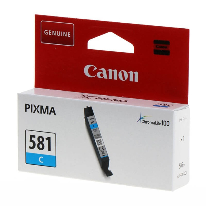 Canon Bläck 2103C001 CLI-581 Cyan i gruppen DATORER & KRINGUTRUSTNING / Skrivare & Tillbehör / Bläck & Toner / Bläckpatroner / Canon hos TP E-commerce Nordic AB (C16005)