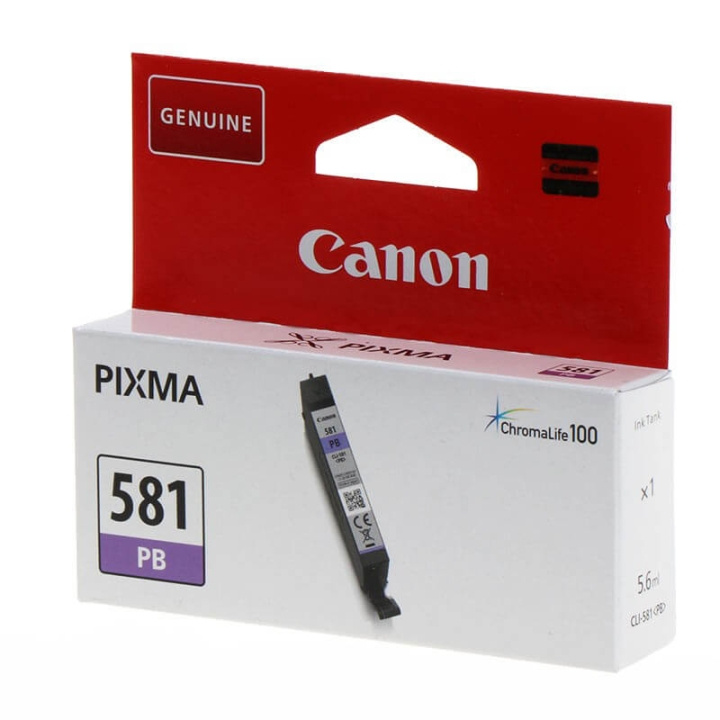 Canon Bläck 2107C001 CLI-581 Fotoblå i gruppen DATORER & KRINGUTRUSTNING / Skrivare & Tillbehör / Bläck & Toner / Bläckpatroner / Canon hos TP E-commerce Nordic AB (C16011)