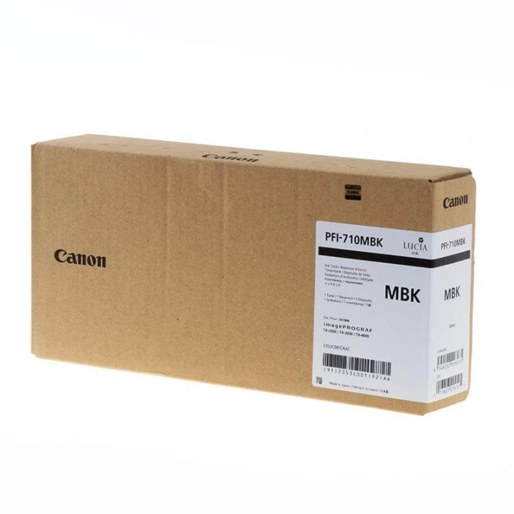 Canon Bläck 2353C001 PFI-710 Mattsvart i gruppen DATORER & KRINGUTRUSTNING / Skrivare & Tillbehör / Bläck & Toner / Bläckpatroner / Canon hos TP E-commerce Nordic AB (C16014)