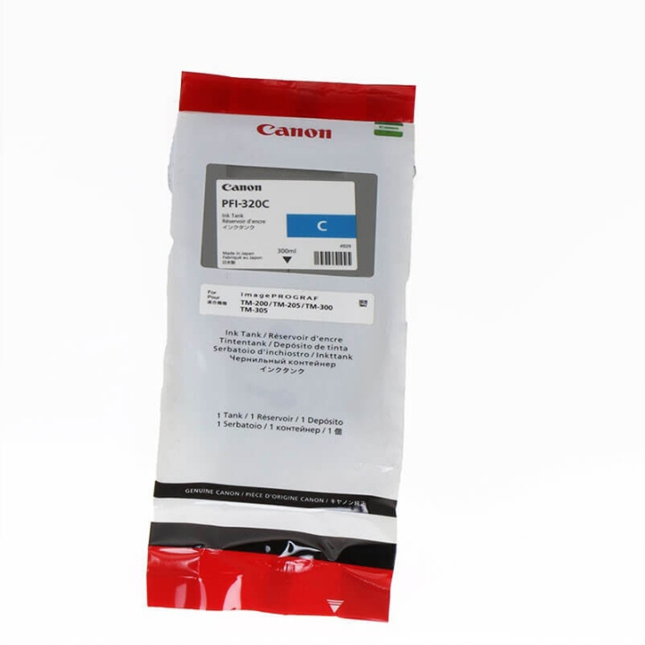 Canon Bläck 2891C001 PFI-320 Cyan i gruppen DATORER & KRINGUTRUSTNING / Skrivare & Tillbehör / Bläck & Toner / Bläckpatroner / Canon hos TP E-commerce Nordic AB (C16031)