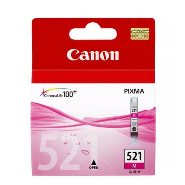 Canon Bläck 2935B001 CLI-521 Magenta i gruppen DATORER & KRINGUTRUSTNING / Skrivare & Tillbehör / Bläck & Toner / Bläckpatroner / Canon hos TP E-commerce Nordic AB (C16039)