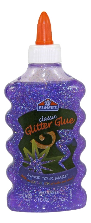 ELMER\'S Glitter Glue Purple, 177ml, Lim i gruppen LEKSAKER, BARN- & BABYPRODUKTER / Leksaker / Pyssel hos TP E-commerce Nordic AB (C16167)