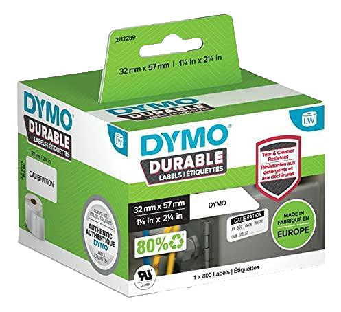 DYMO LW Durable medium multi-purpose 57mm x 32mm, 800 etiketter i gruppen DATORER & KRINGUTRUSTNING / Skrivare & Tillbehör / Skrivare / Märkmaskiner & Tillbehör / Etiketter hos TP E-commerce Nordic AB (C16185)