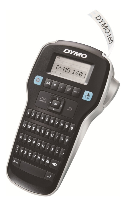 dymo LabelManager 160 märkmaskin Kit Qwerty i gruppen DATORER & KRINGUTRUSTNING / Skrivare & Tillbehör / Skrivare / Etikettsskrivare Zebra & Brother hos TP E-commerce Nordic AB (C16189)