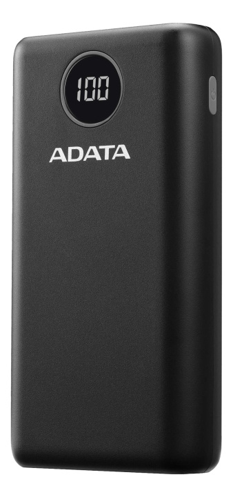 ADATA Powerbank, Svart (AP20000QCD-DGT-CBK) i gruppen SMARTPHONE & SURFPLATTOR / Laddare & Kablar / Powerbanks hos TP E-commerce Nordic AB (C16261)