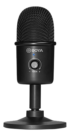 BOYA Mini USB Microphone BY-CM3 black i gruppen DATORER & KRINGUTRUSTNING / Datortillbehör / Mikrofoner hos TP E-commerce Nordic AB (C16324)