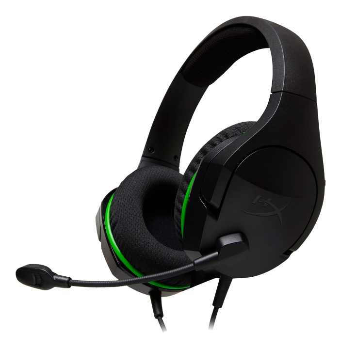 HyperX CloudX Stinger Core Xbox Gaming Headset, svart/grön i gruppen HEMELEKTRONIK / Spelkonsoler & Tillbehör / Xbox Series X/S / Tillbehör hos TP E-commerce Nordic AB (C16479)