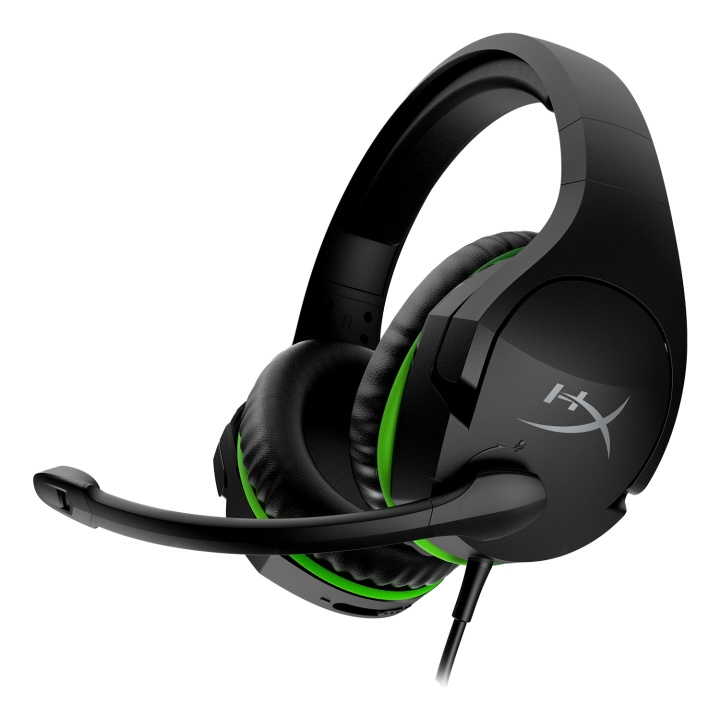 HyperX CloudX Stinger Gaming Headset, svart/grön i gruppen HEMELEKTRONIK / Spelkonsoler & Tillbehör / Xbox Series X/S / Tillbehör hos TP E-commerce Nordic AB (C16487)