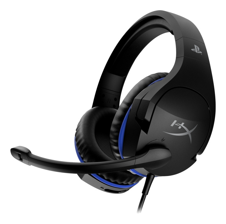 HyperX Cloud Stinger Gaming Headset till PS5, svart/blått i gruppen HEMELEKTRONIK / Spelkonsoler & Tillbehör / Sony PlayStation 5 / Tillbehör hos TP E-commerce Nordic AB (C16488)