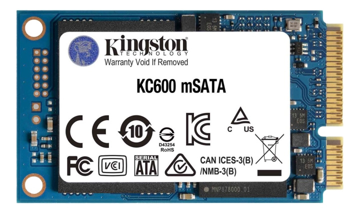 Kingston 256GB KC600 SSD - mSATA 2.5