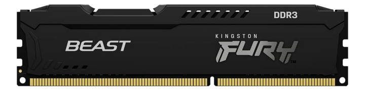 Kingston 16GB 1600MHz DDR3 RAM-minnen CL10 DIMM (Set med 2st) FURY Beast Black i gruppen DATORER & KRINGUTRUSTNING / Datorkomponenter / RAM-minnen / DDR3 hos TP E-commerce Nordic AB (C16677)