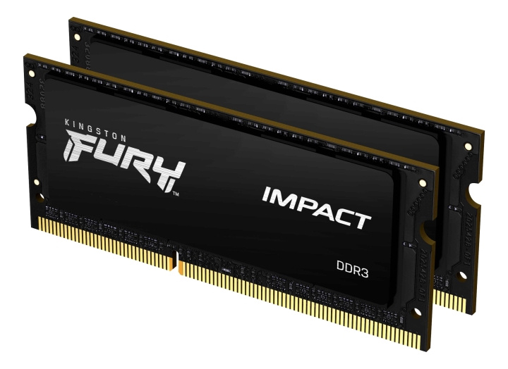 Kingston 16GB 1866MHz DDR3L RAM-minnen CL11 SODIMM (Set med 2st) 1.35V FURY Impact i gruppen DATORER & KRINGUTRUSTNING / Datorkomponenter / RAM-minnen / DDR3 hos TP E-commerce Nordic AB (C16691)