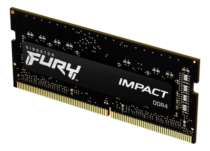 Kingston FURY Impact 8GB 2666MHz DDR4 CL15 SODIMM i gruppen DATORER & KRINGUTRUSTNING / Datorkomponenter / RAM-minnen / DDR4 SoDimm hos TP E-commerce Nordic AB (C16723)