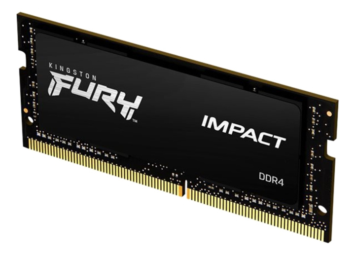 Kingston FURY Impact 32GB 2666MHz DDR4 CL16 SODIMM i gruppen DATORER & KRINGUTRUSTNING / Datorkomponenter / RAM-minnen / DDR4 SoDimm hos TP E-commerce Nordic AB (C16726)