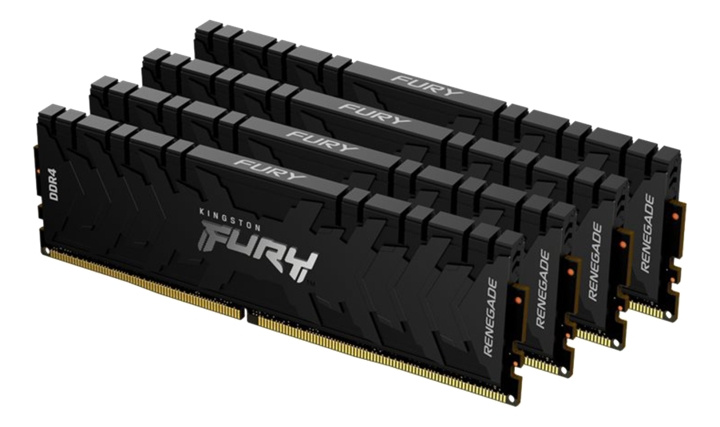 Kingston FURY Renegade Black 32GB 3200MHz DDR4 CL16 DIMM (Kit of 4) i gruppen DATORER & KRINGUTRUSTNING / Datorkomponenter / RAM-minnen / DDR4 hos TP E-commerce Nordic AB (C16772)