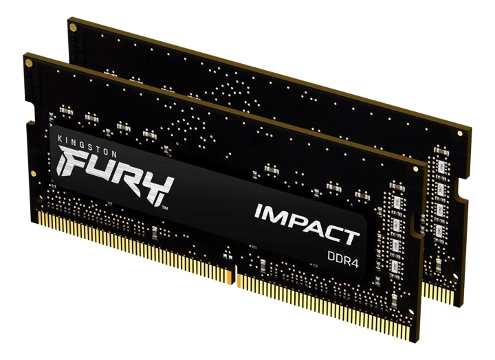 Kingston FURY Impact 32GB 3200MHz DDR4 CL20 SODIMM (Kit of 2) i gruppen DATORER & KRINGUTRUSTNING / Datorkomponenter / RAM-minnen / DDR4 hos TP E-commerce Nordic AB (C16778)
