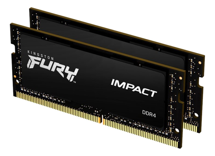 Kingston FURY Impact 64GB 3200MHz DDR4 CL20 SODIMM (Kit of 2) i gruppen DATORER & KRINGUTRUSTNING / Datorkomponenter / RAM-minnen / DDR4 SoDimm hos TP E-commerce Nordic AB (C16779)