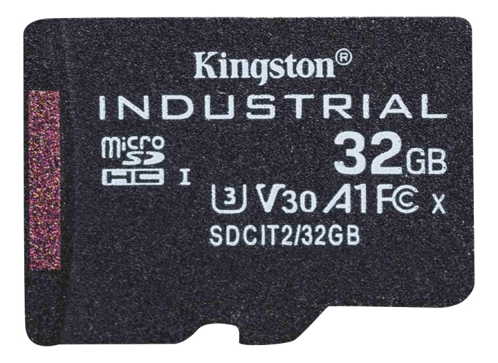 kingston 32GB microSDHC Industrial C10 A1 pSLC Card + SD Adapter i gruppen HEMELEKTRONIK / Lagringsmedia / Minneskort / SD/SDHC/SDXC hos TP E-commerce Nordic AB (C16837)