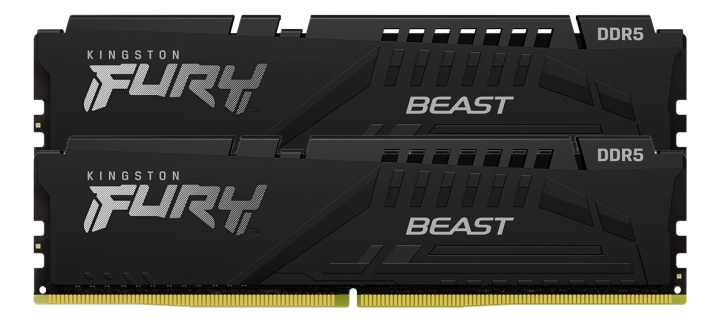 Kingston FURY Beast Black 32GB 4800MHz DDR5 CL38 DIMM (Kit of 2) i gruppen DATORER & KRINGUTRUSTNING / Datorkomponenter / RAM-minnen / DDR5 hos TP E-commerce Nordic AB (C16866)