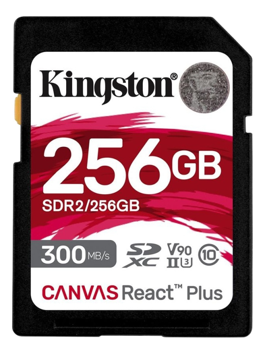 kingston 256GB Canvas React Plus SDXC UHS-II i gruppen HEMELEKTRONIK / Lagringsmedia / Minneskort / SD/SDHC/SDXC hos TP E-commerce Nordic AB (C16909)
