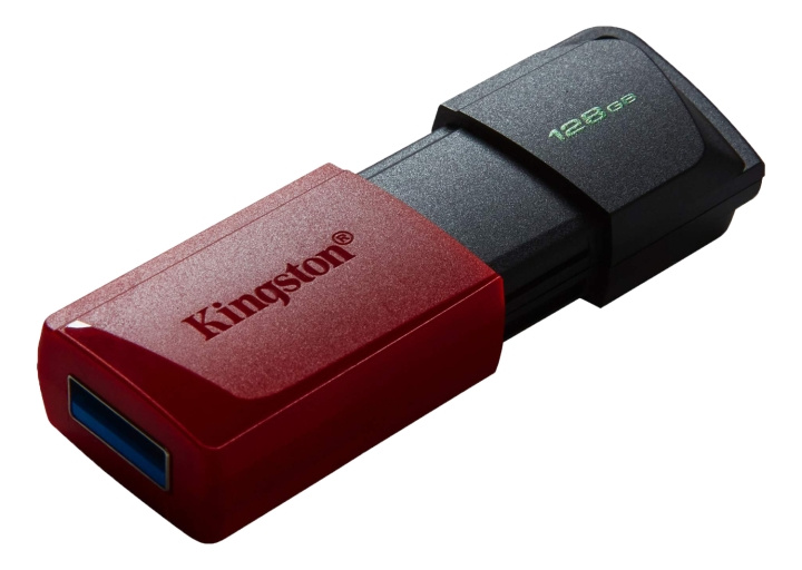 Kingston DataTraveler Exodia M USB-minne, 128GB, USB3.2 Gen 1, Svart/röd i gruppen HEMELEKTRONIK / Lagringsmedia / USB-minnen / USB 3.2 hos TP E-commerce Nordic AB (C16912)