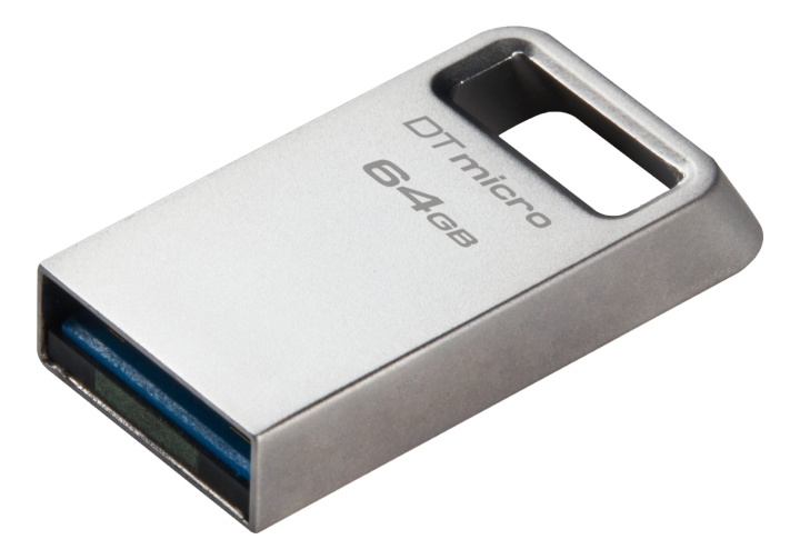 kingston DataTraveler micro USB Memory, 64GB, silver i gruppen HEMELEKTRONIK / Lagringsmedia / USB-minnen / USB 3.2 hos TP E-commerce Nordic AB (C16927)