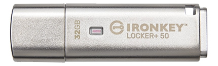 kingston 32GB IKLP50 AES USB, w/256bit i gruppen HEMELEKTRONIK / Lagringsmedia / USB-minnen / USB 3.2 hos TP E-commerce Nordic AB (C16932)