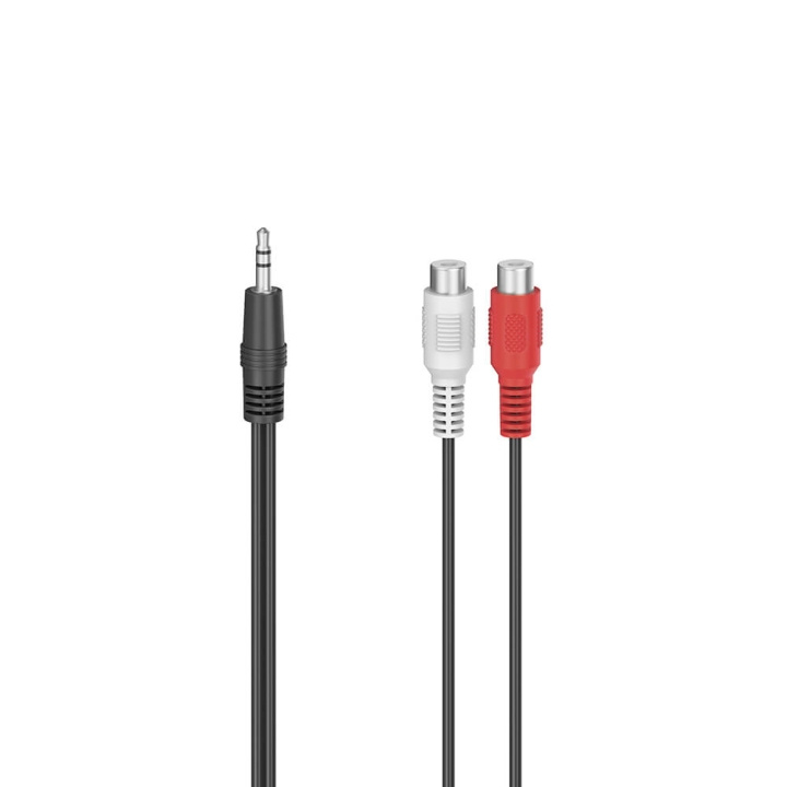 Hama Adapter Audio 2x RCA-uttag till 3,5 Jackkontakt i gruppen HEMELEKTRONIK / Kablar & Adaptrar / Ljud Analog / Adaptrar hos TP E-commerce Nordic AB (C17011)