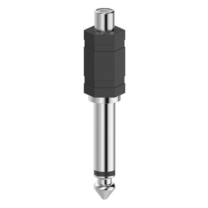 Hama Adapter Audio RCA-Uttag till 6.3 Jack Mono i gruppen HEMELEKTRONIK / Kablar & Adaptrar / RCA-kablar & adaptrar / Adaptrar hos TP E-commerce Nordic AB (C17014)