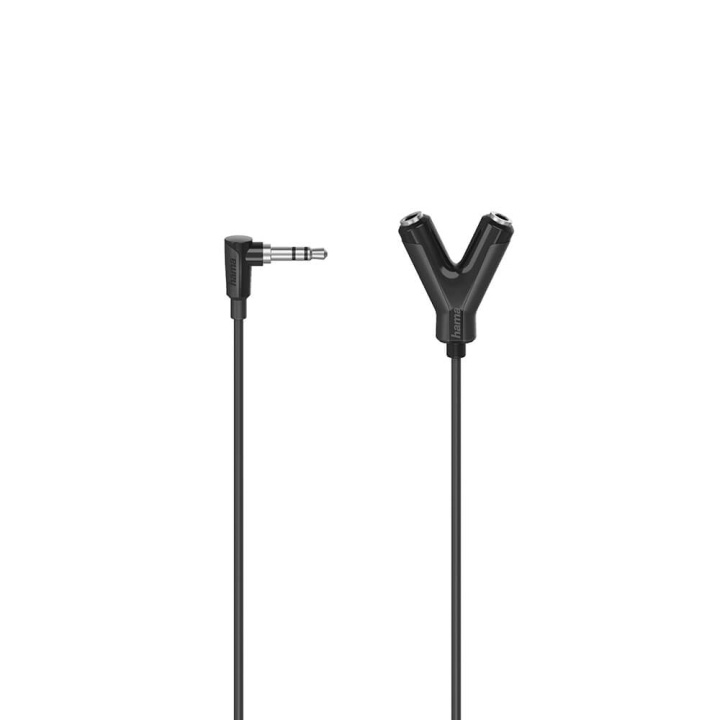 Hama Adapter Audio 3.5 Plug to 2x 3.5 Socket i gruppen HEMELEKTRONIK / Kablar & Adaptrar / Ljud Analog / Adaptrar hos TP E-commerce Nordic AB (C17016)