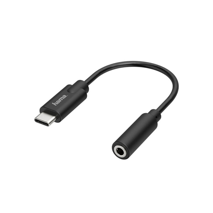 Hama Adapter Audio USB-C till 3,5 mm Stereo i gruppen HEMELEKTRONIK / Kablar & Adaptrar / Ljud Analog / Adaptrar hos TP E-commerce Nordic AB (C17024)