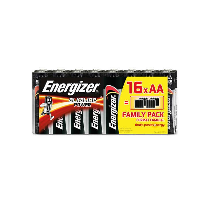 Energizer Battery AA/LR6 Alkaline Power 16-pack i gruppen HEMELEKTRONIK / Batterier & Laddare / Batterier / AA hos TP E-commerce Nordic AB (C17045)