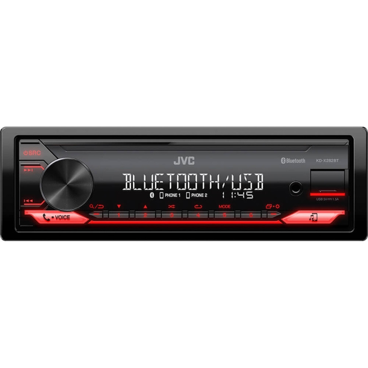 JVC Car HiFi KD-X282BT i gruppen BIL / Billjud & Multimedia / Bilstereo & Bilhögtalare hos TP E-commerce Nordic AB (C17047)