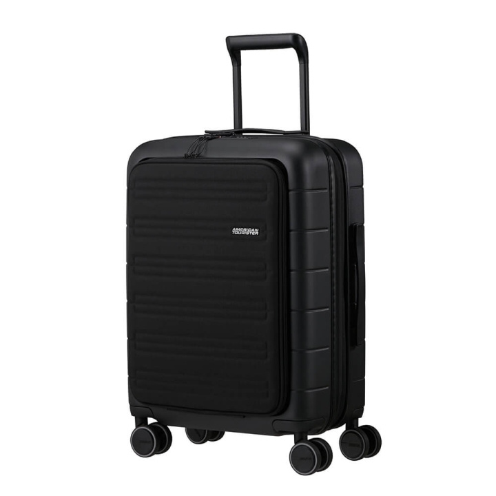 American Tourister Nova Stream Spinner 55/20 Expand Smart Kabinväska, Svart i gruppen SPORT, FRITID & HOBBY / Resetillbehör / Resväskor hos TP E-commerce Nordic AB (C17062)