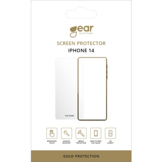 Gear Skärmskydd 2.5D Gold Case Friendly - iPhone 13/13 Pro/14/16e