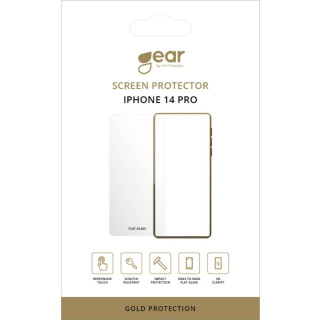 Gear Skärmskydd 2.5D Gold Case Friendly - iPhone 14 Pro