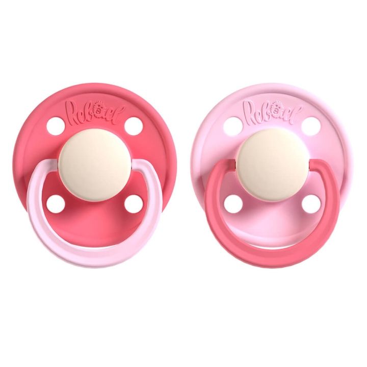 REBAEL Napp 2-pack Storlek 1 Hot Pearly Flamingo / Rising Pearly Lobster i gruppen LEKSAKER, BARN- & BABYPRODUKTER / Babysaker / Nappar & Bitringar hos TP E-commerce Nordic AB (C17222)