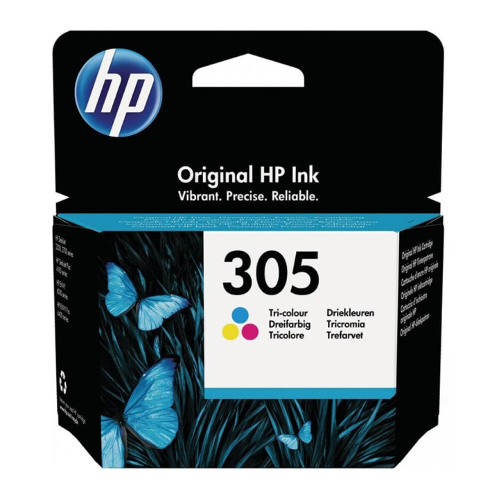 HP Bläck 3YM60AE 305 Tri-colour i gruppen DATORER & KRINGUTRUSTNING / Skrivare & Tillbehör / Bläck & Toner / Bläckpatroner / HP hos TP E-commerce Nordic AB (C17259)