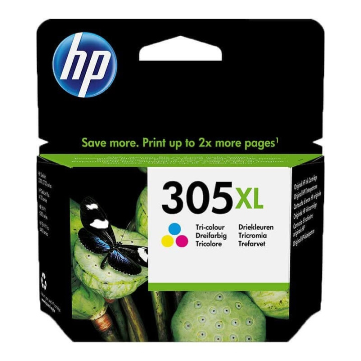 HP Bläck 3YM63AE 305XL Tri-colour i gruppen DATORER & KRINGUTRUSTNING / Skrivare & Tillbehör / Bläck & Toner / Bläckpatroner / HP hos TP E-commerce Nordic AB (C17262)