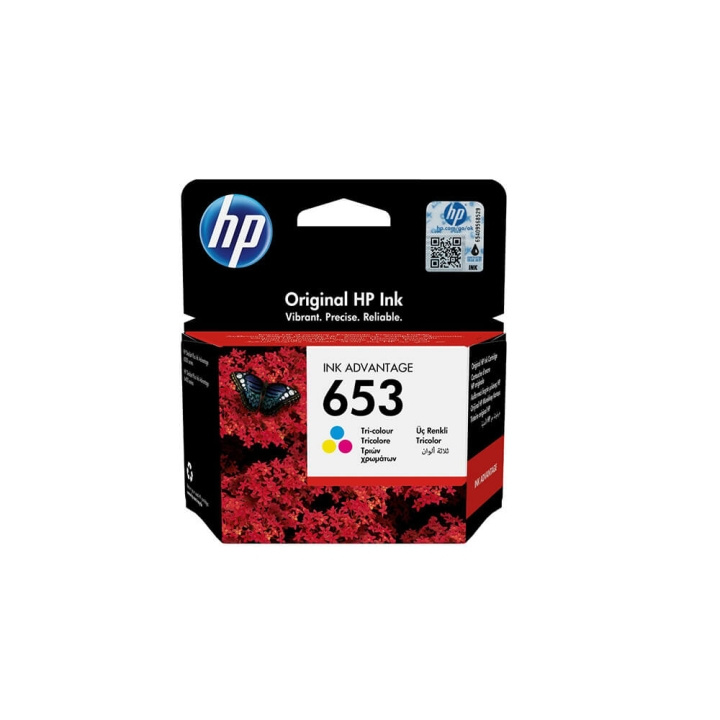 HP Bläck 3YM74AE 653 Tri-colour i gruppen DATORER & KRINGUTRUSTNING / Skrivare & Tillbehör / Bläck & Toner / Bläckpatroner / HP hos TP E-commerce Nordic AB (C17264)