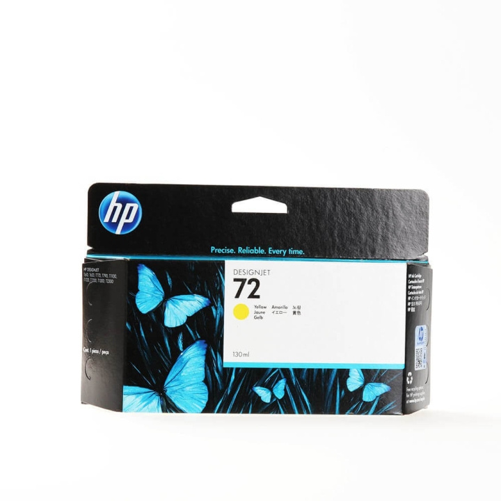 HP Ink C9373A 72 Yellow i gruppen DATORER & KRINGUTRUSTNING / Skrivare & Tillbehör / Bläck & Toner / Bläckpatroner / HP hos TP E-commerce Nordic AB (C17290)