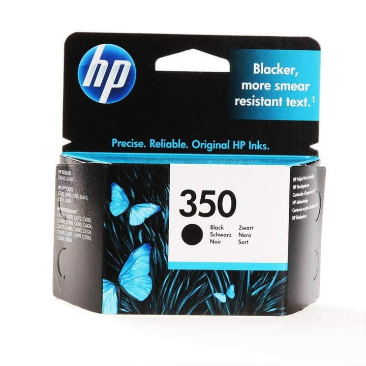 HP Bläck CB335EE 350 Svart i gruppen DATORER & KRINGUTRUSTNING / Skrivare & Tillbehör / Bläck & Toner / Bläckpatroner / HP hos TP E-commerce Nordic AB (C17297)