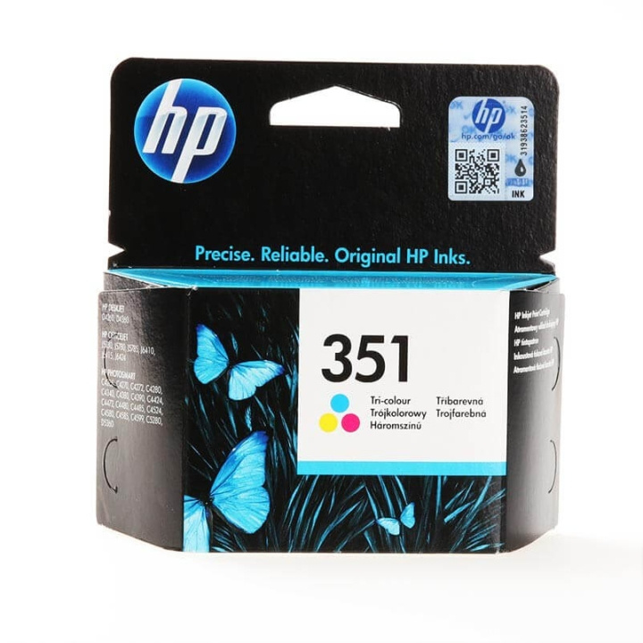 HP Bläck CB337EE 351 Tri-colour i gruppen DATORER & KRINGUTRUSTNING / Skrivare & Tillbehör / Bläck & Toner / Bläckpatroner / HP hos TP E-commerce Nordic AB (C17298)