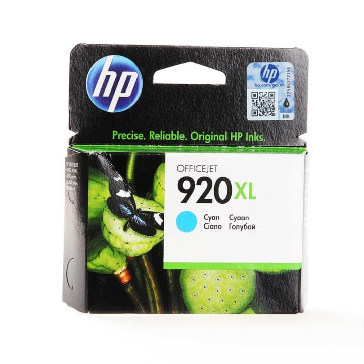 HP Bläck CD972AE 920XL Cyan i gruppen DATORER & KRINGUTRUSTNING / Skrivare & Tillbehör / Bläck & Toner / Bläckpatroner / HP hos TP E-commerce Nordic AB (C17306)