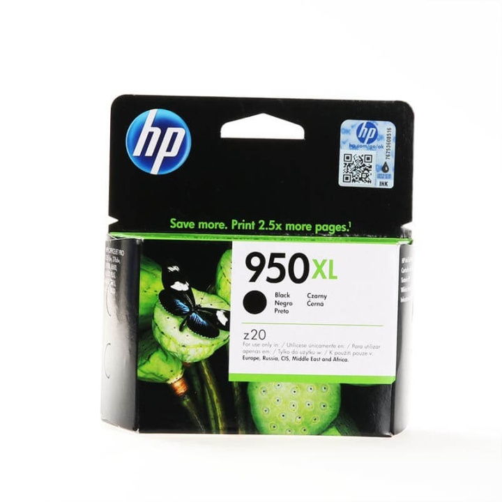 HP Bläck CN045AE 950XL Svart i gruppen DATORER & KRINGUTRUSTNING / Skrivare & Tillbehör / Bläck & Toner / Bläckpatroner / HP hos TP E-commerce Nordic AB (C17315)