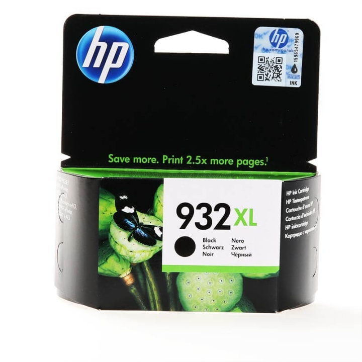 HP Bläck CN053AE 932XL Svart i gruppen DATORER & KRINGUTRUSTNING / Skrivare & Tillbehör / Bläck & Toner / Bläckpatroner / HP hos TP E-commerce Nordic AB (C17323)