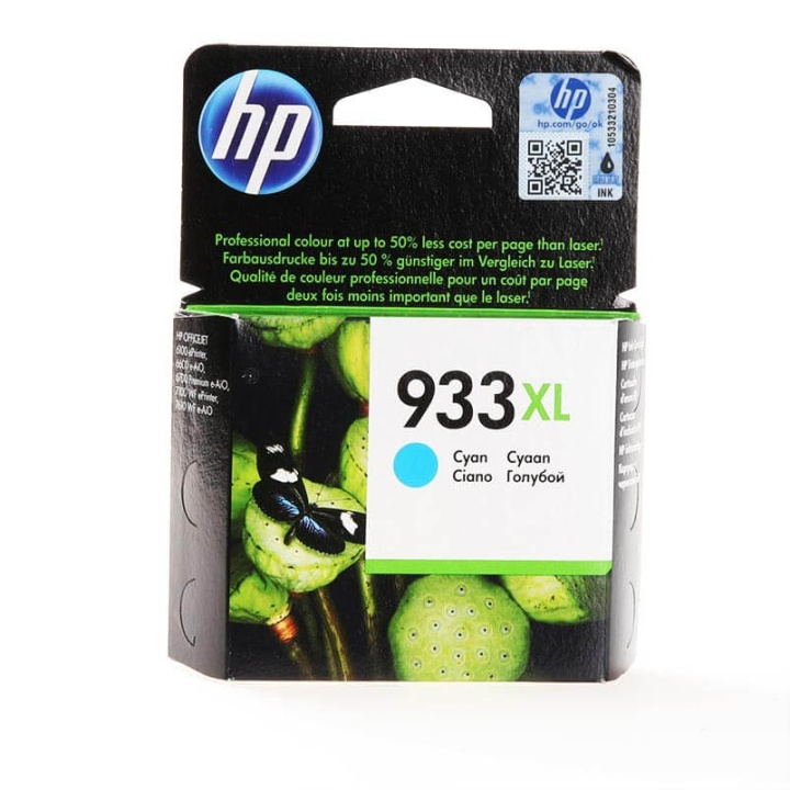 HP Bläck CN054AE 933XL Cyan i gruppen DATORER & KRINGUTRUSTNING / Skrivare & Tillbehör / Bläck & Toner / Bläckpatroner / HP hos TP E-commerce Nordic AB (C17324)