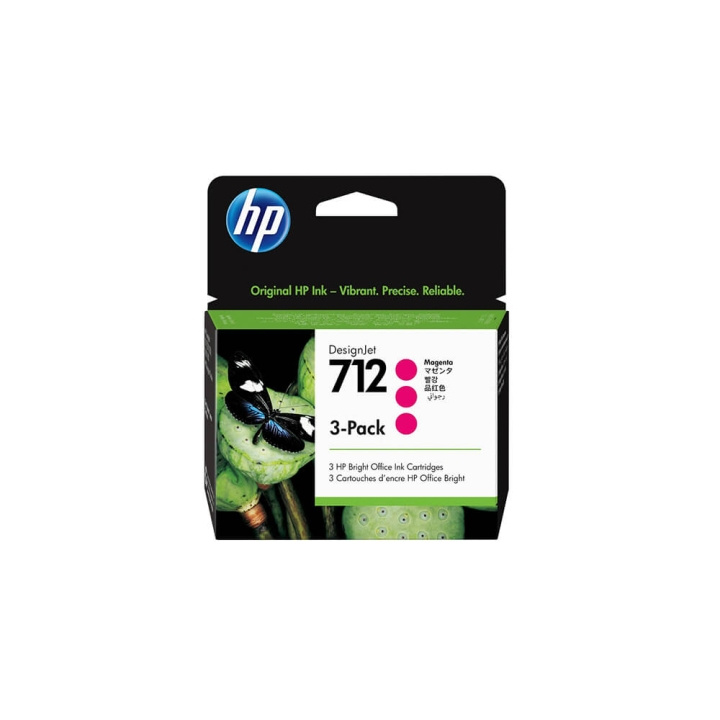 HP Bläck 3ED78A 712 Magenta 3-pack i gruppen DATORER & KRINGUTRUSTNING / Skrivare & Tillbehör / Bläck & Toner / Bläckpatroner / HP hos TP E-commerce Nordic AB (C17344)